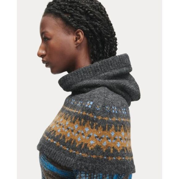 Rachel Comey Sweaters - Brand new Rachel Comey Corey Balaclava Capelet Charcoal one size